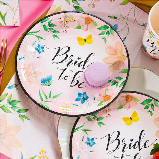 Bachelorette Party Platten Braut Zu Sein 18cm 6 Stücke