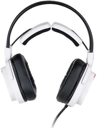A4Tech G565 Over Ear Gaming Headset με σύνδεση USB Λευκό