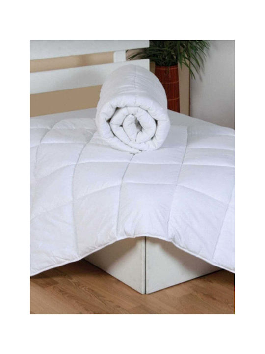 SteweHome Σετ Πάπλωμα Μονό 155x195εκ. Λευκό 800 GSM