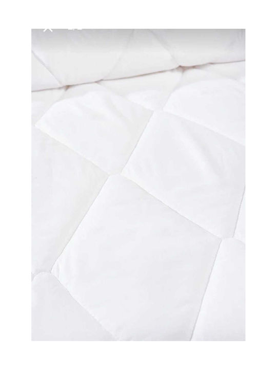 SteweHome Πάπλωμα Μονό με Γέμιση Microfiber 155x215εκ. Ροζ
