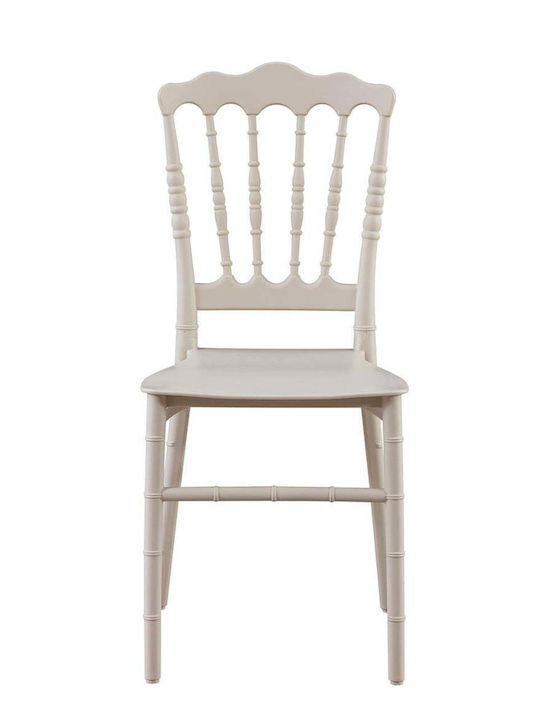 Scaun Catering din Polipropilenă Mills Bej E371,1 40x51x89cm