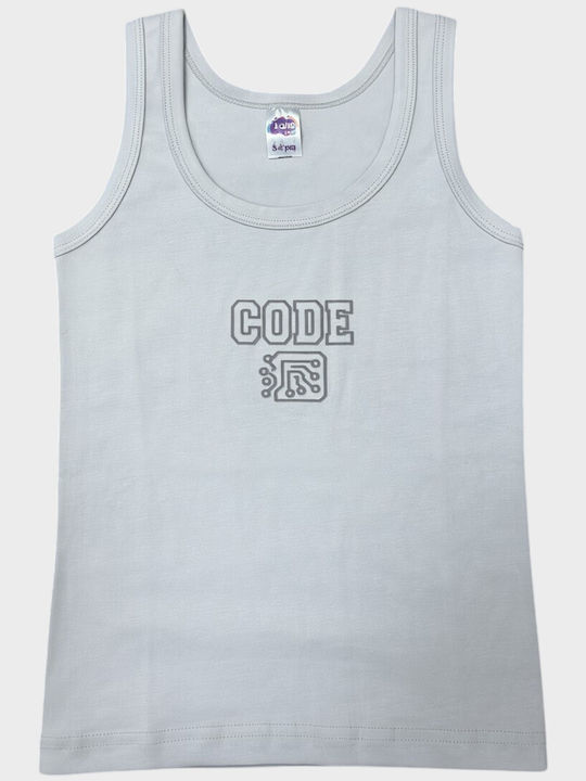 Kota Set Kids Sleeveless Undershirts Gray