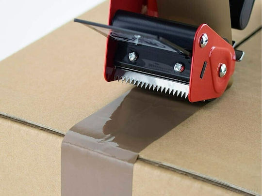Rapesco Tape Gluer + 2 Brown Tapes + Knife