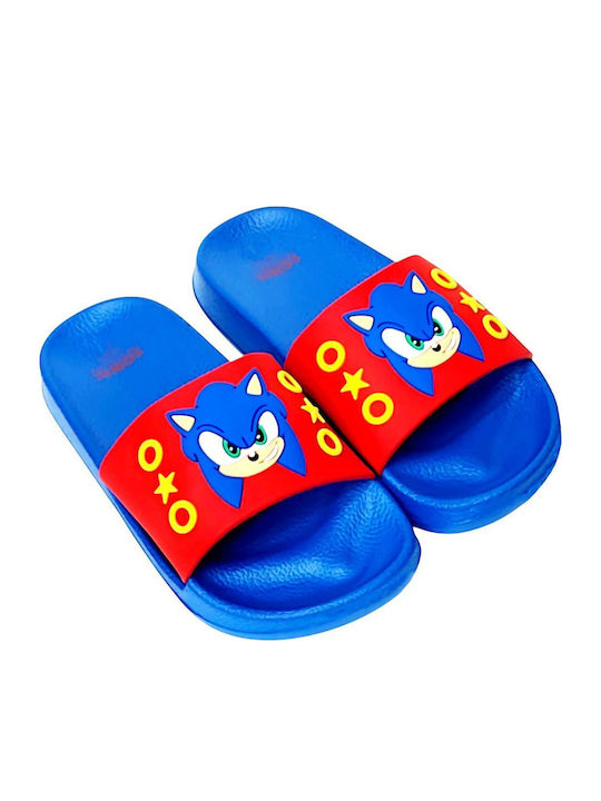 Flip-Flopi Pentru Copii Albastre Sonic