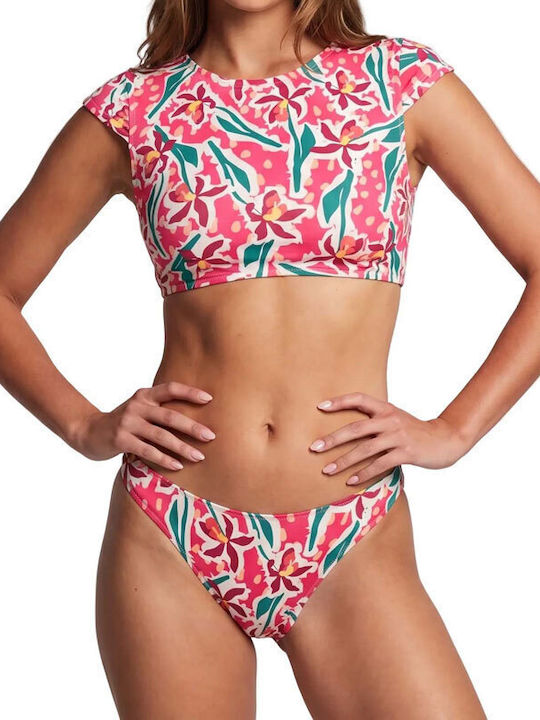 Set Bikini με Ελαφριά Ενίσχυση Floral Πολυχρωμο