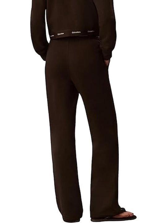 Calvin Klein Flared Sweatpants Brown