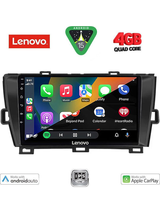 Lenovo Car Audio System for Toyota Prius 2009-2015 Bluetooth USB WiFi GPS Apple CarPlay Android Auto with 9" Touch Screen