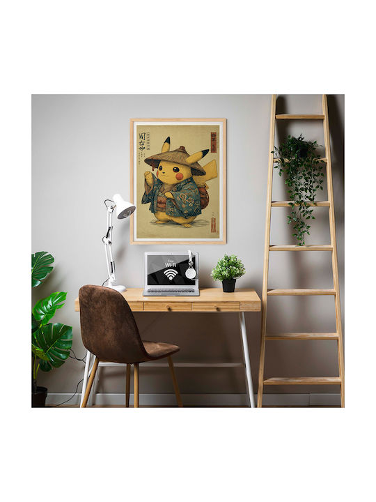 Poster Pokemon Pikachu Ukiyo An173 30cm X 40cm-70981pd154159