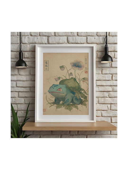 Poster Pokemon Bulbasaur Ukiyo An177 40cm X 50cm-70977pd154148