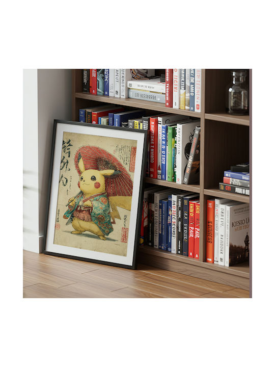Poster Pokemon Pikachu Ukiyo An174 30cm X 40cm-70980pd154156
