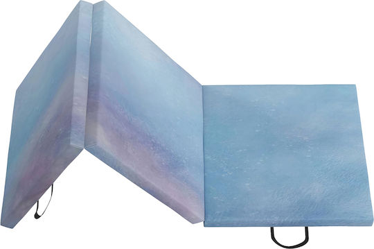 HomCom Exercise Mat Pilates Blue