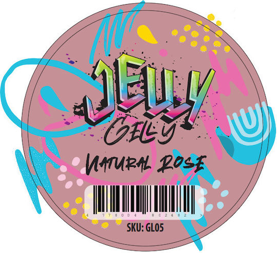 Jelly Gelly Constructor Gel Unghii Gelato Roz Natural 40ml
