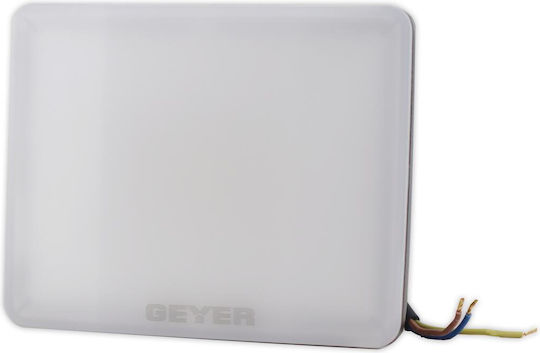 Geyer Στεγανός Προβολέας LED 30W Φυσικό Λευκό 4000K IP65