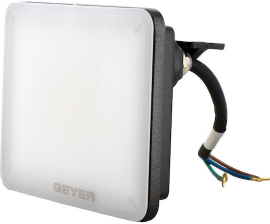 Geyer Στεγανός Προβολέας LED 20W Φυσικό Λευκό 4000K IP65