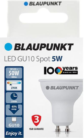 Blaupunkt LED Bulb 5W for GU10 Socket Warm White
