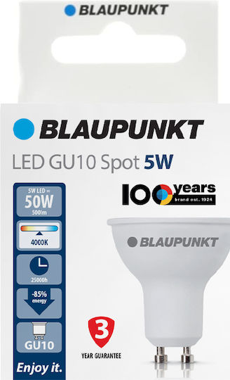 Blaupunkt LED Bulb 5W for GU10 Socket Natural White