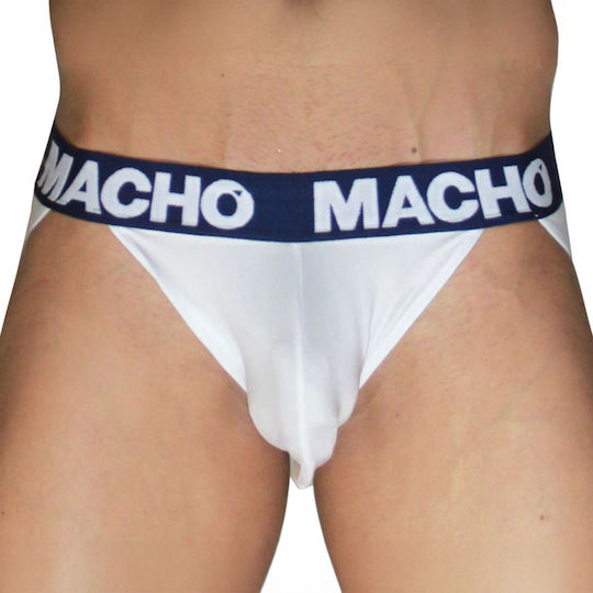 Macho Underwear Мъжко Есенно Бельо Jockstrap Бял