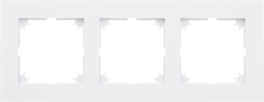 Elektro Plast Πλαίσιο Διακόπτη 3 Θέσεων Κάθετης Τοποθέτησης σε Λευκό Χρώμα 4173-00