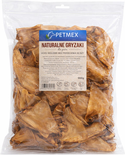 Petmex Вкусна Лакомство за Кученца Ухо от Говеждо Месо 50 Бройки