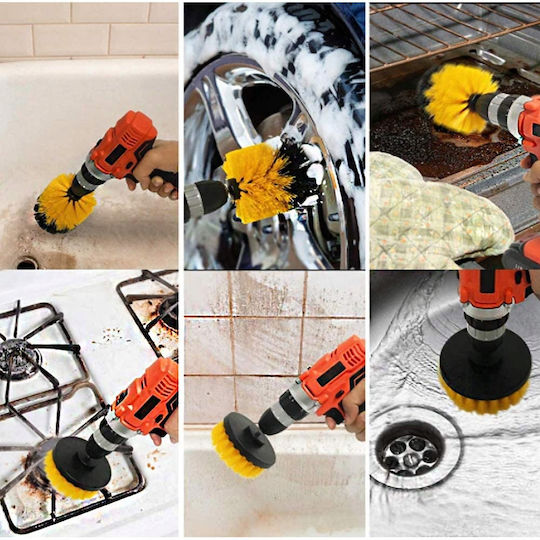 Drill Brush Set Cleaning 4pcs