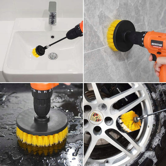 Drill Brush Set Cleaning 4pcs