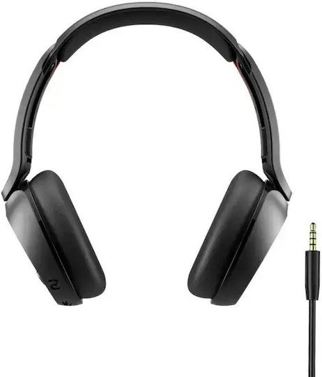 Skullcandy Icon 180 Ασύρματα / Ενσύρματα On Ear Ακουστικά με 50 ώρες Λειτουργίας και Quick Charge Μαύρα