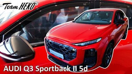 Heko Set Car Windbreakers Front and Rear for Audi Q3 2025+ 4 Pieces