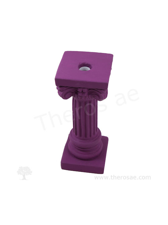 Vază Ceramică Stil Corintic 17.5 cm Mov