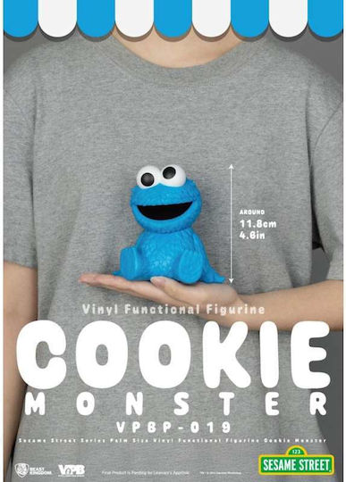 Sesame Street Κουμπαράς Βινυλίου Cookie Monster Ύψος 12cm Μπλε