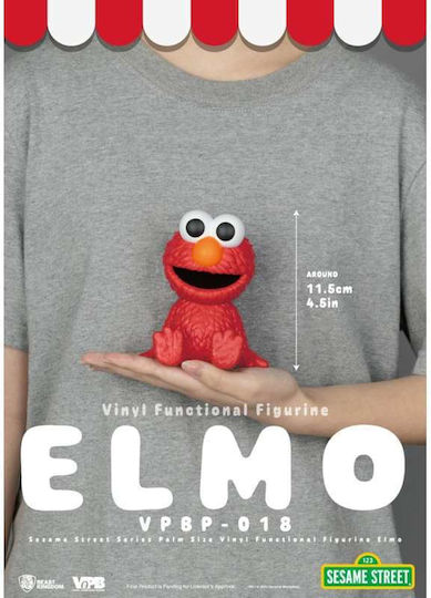 Sesame Street Kumbaras Vinyl Elmo Höhe 12cm Rote