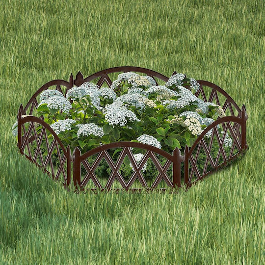 Кафява Ограда За Градина 49x30 См