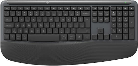Logitech Signature Comfort Plus MK880 Ασύρματο Bluetooth Σετ Πληκτρολόγιο & Ποντίκι International English Γκρι