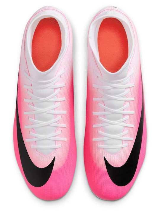 Nike Mercurial Superfly 11 Club FG/MG Football Shoes with Cleats Pink