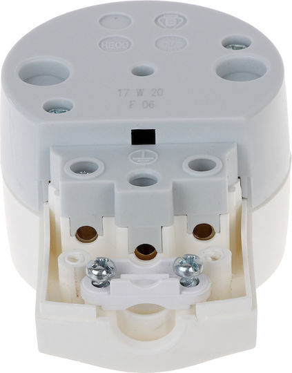 Legrand Schuko Plug Corner White