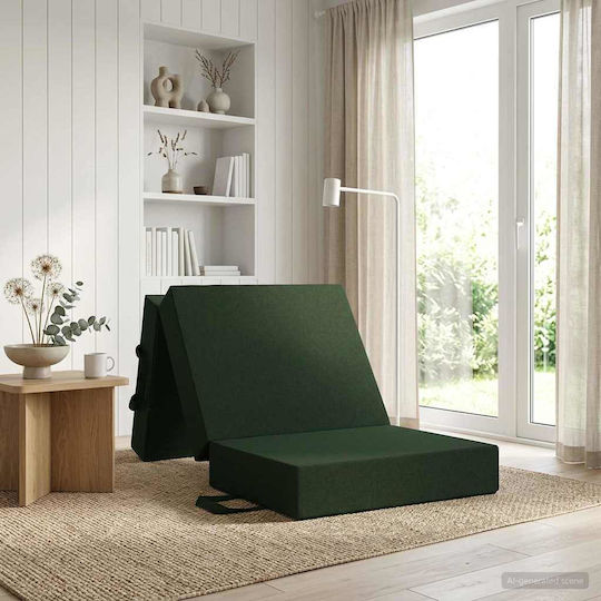 vidaXL Doppelsitzer Sofa Bett Dunkelgrün 90x63x45cm
