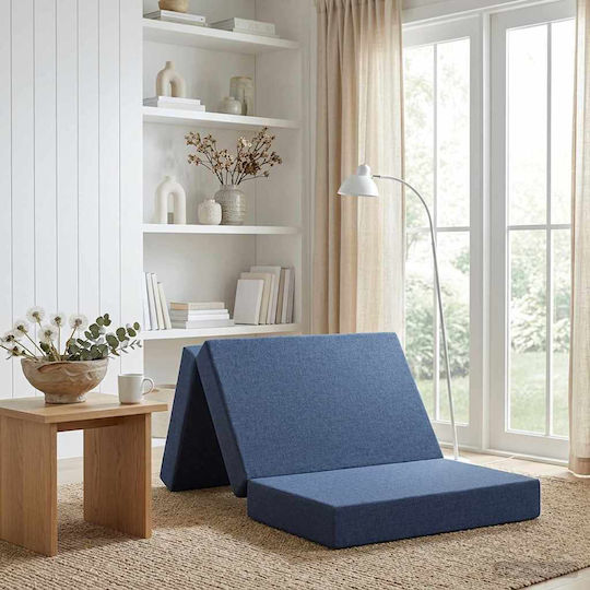 Doppelsitzer Sofa Bett Blau 100x67x45cm