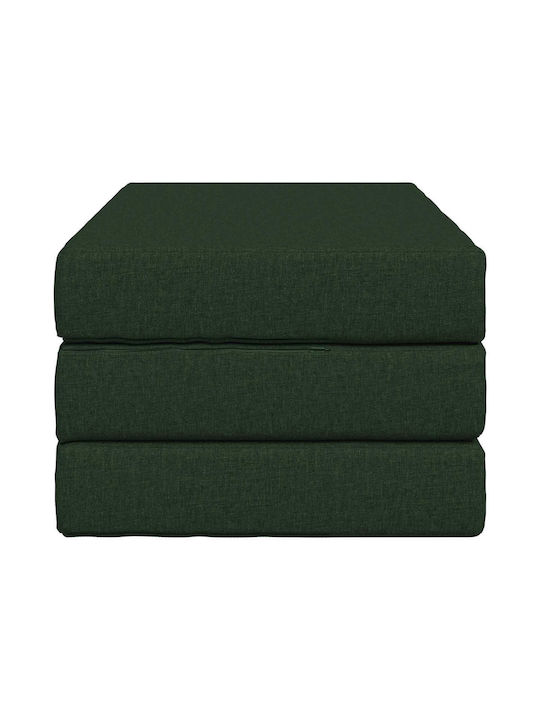 vidaXL Doppelsitzer Sofa Bett Dunkelgrün 80x67x45cm