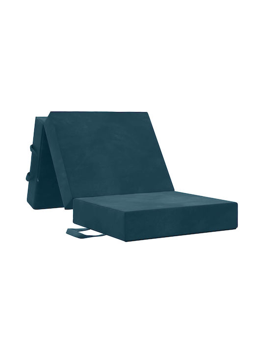 Two-Seater Couch Bed Blue 75x67x45 cm