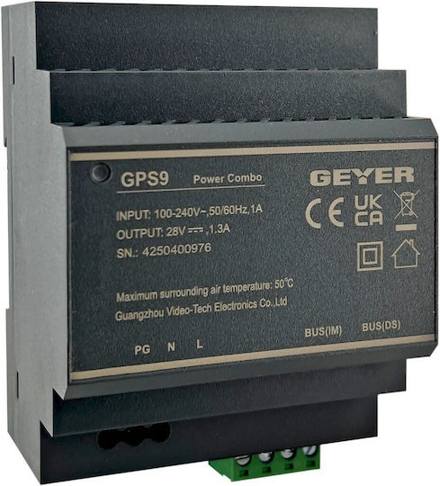 Geyer Захранващо Рейки с Изход 28V 1.3A
