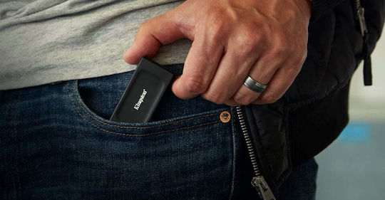 Kingston XS1000 USB-C External 1.8" SSD 1TB Black