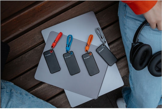 Verbatim Pocket USB 3.2 External SSD 1TB M.2 Black / Blue