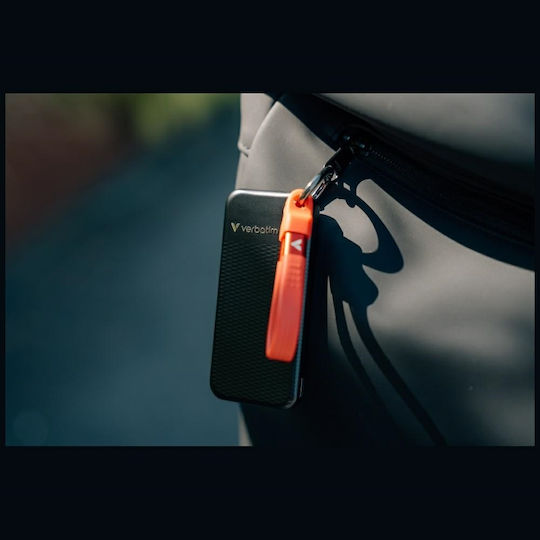 Verbatim Pocket USB 3.2 External SSD 2TB M.2 Black / Red