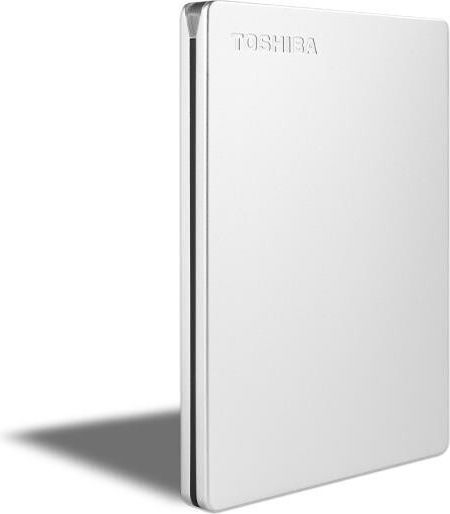 Toshiba Canvio Slim USB 3.0 Εξωτερικός HDD 1TB 2.5" Ασημί