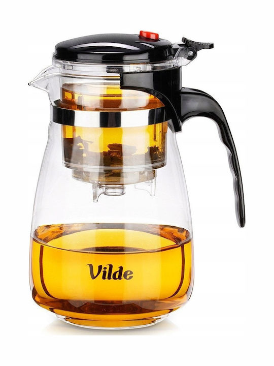 Vilde Τσαγιέρα με Φίλτρο Γυάλινη Διάφανη 960ml