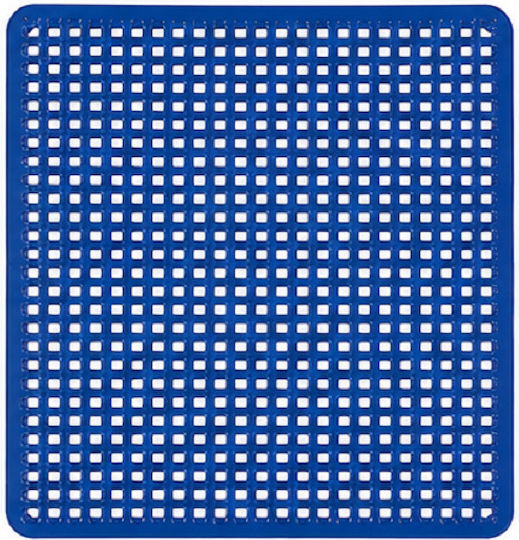 Sidirela Bathtub Anti-Slip Mat with Suction Cups Blue 50x50cm