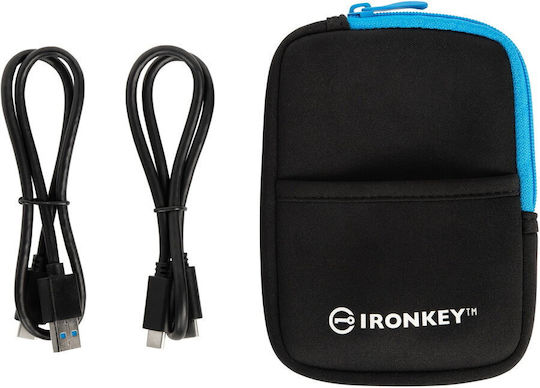 Kingston IronKey Vault Privacy USB 3.2 Externe SSD 1.9TB 2.5" Blau