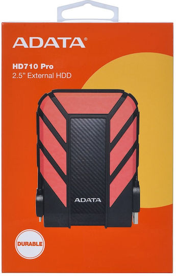 Adata HD710P USB 3.1 Εξωτερικός HDD 2TB 2.5" Κόκκινο