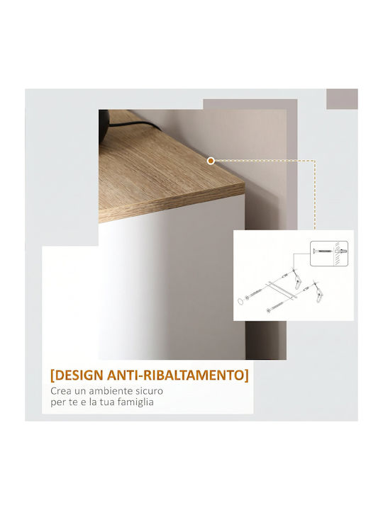 Λευκό 90x30x90εκ.