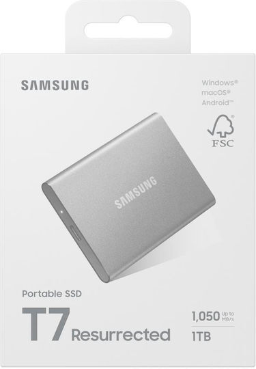 Samsung T7 Resurrected USB 3.2 External SSD 1TB 2.5" White