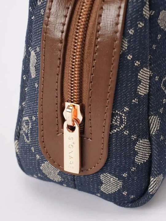 Signare Toiletry Bag Beauty B-loved Bear Denim